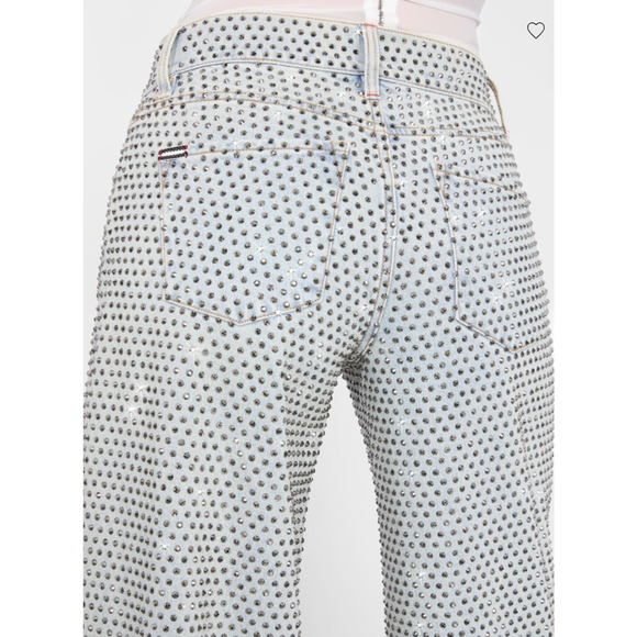 Alice + Olivia TRISH EMBELLISHED JEAN US 26 New with Tags - Picture 3 of 10